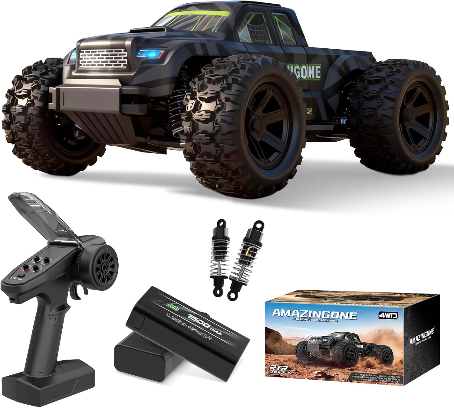 JT18W Auto RC in Scala 1/18 ad - Rc Hobby Grade Monster Truck recensione e prezzo